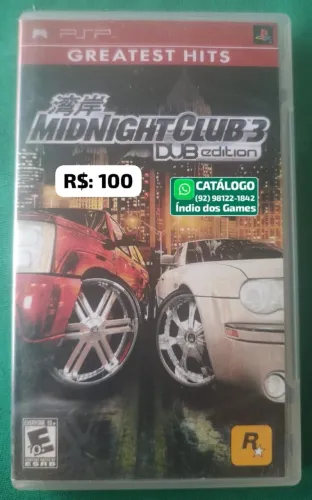Midnight Club 3 Dub Edition = R$: 100