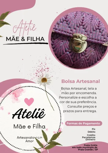 Bolsa de luxo - Artesanal