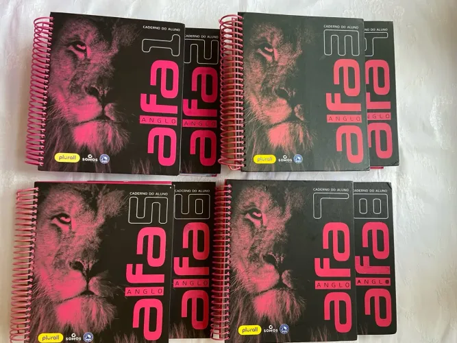 08 Apostilas Alfa Anglo - 3ª Série - Ensino Médio - Caderno do Aluno