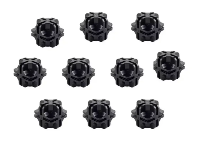 10 Conectivos Bolão Vidro 4mm Gondola Balcão Tela Aramada