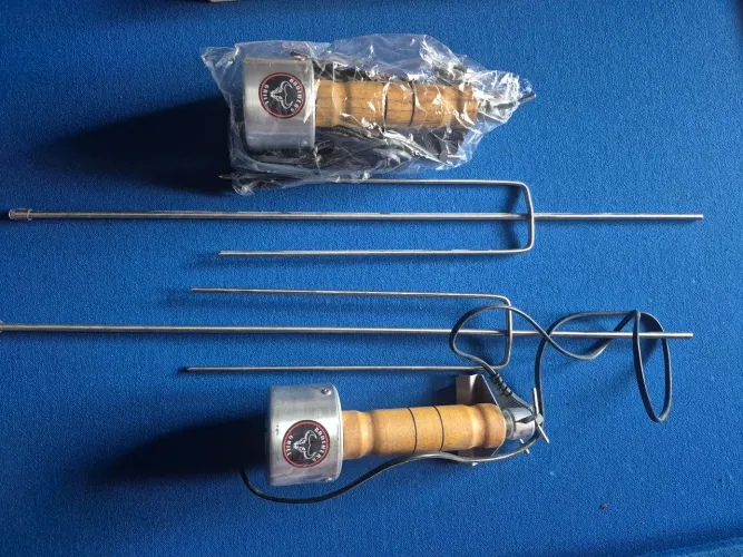 Kit  espetos Giratório para Churrasqueira BBQ Brothers