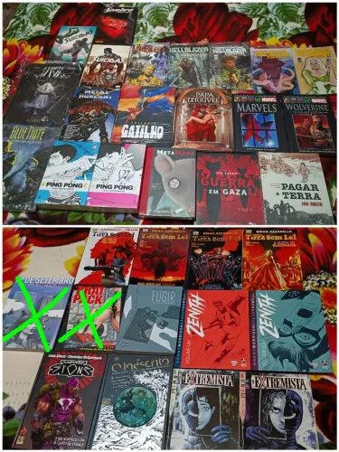 HQs DC, Marvel, alternativas e mangás