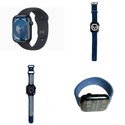 Apple Watch S9 45mm, 4 pulseiras (pulseira original lacrada)