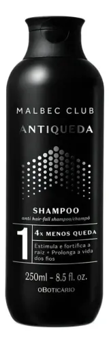 Shampoo Malbec Antiqueda Boticário Original
