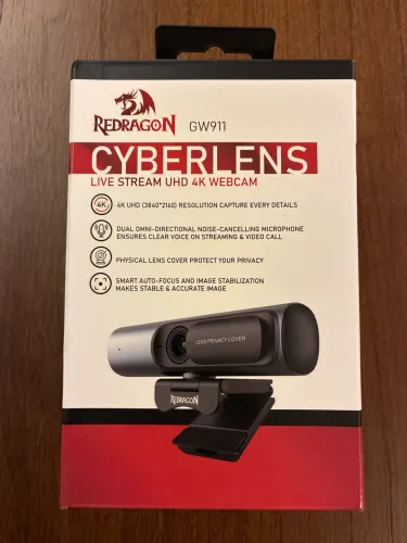 WebCam 4K Redragon Cyberlens