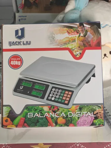 Balança digital pesa até 40kg - ENTREGA A DOMICÍLIO