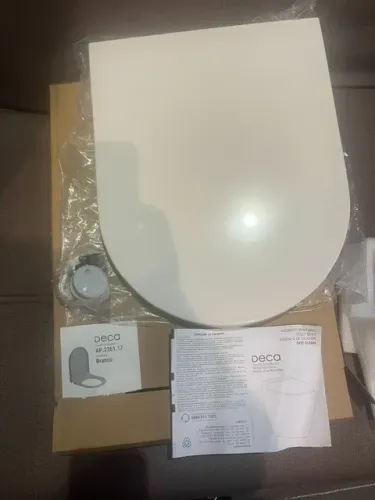 Assento Sanitário Termofixo Deca (modelo AP.2361.17) na cor branca