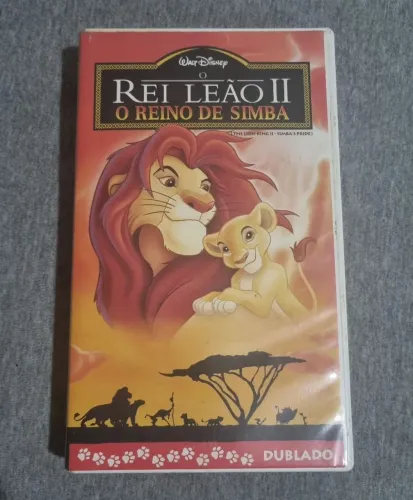 Fita VHS O Rei Leão 2: O Reino de Simba - Disney Original DubladoDescrição: