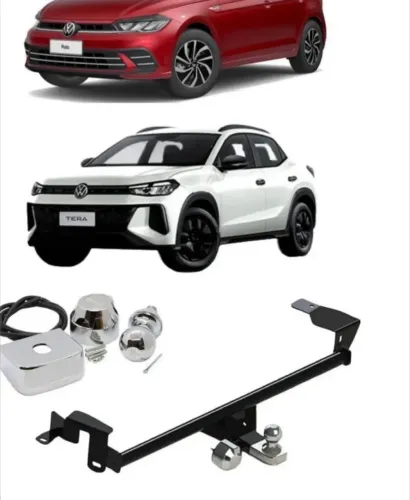 Engate reboque fixo Volkswagen - Tera/ Polo/ Nivus/T Cross/ Taos
