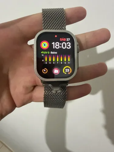 Apple Watch Ultra 2 Titanium natural impecável