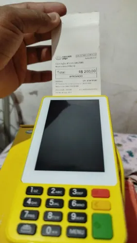 Máquina de cartão mercado pago 120,00