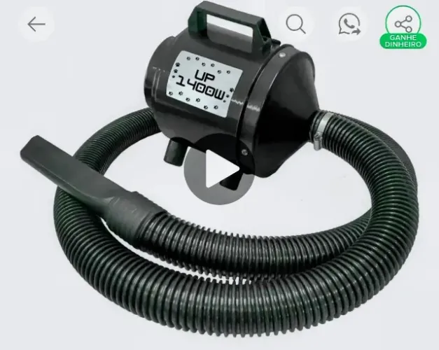 Soprador Up Trino Pet 1400w De Potencia Dupla Turbina