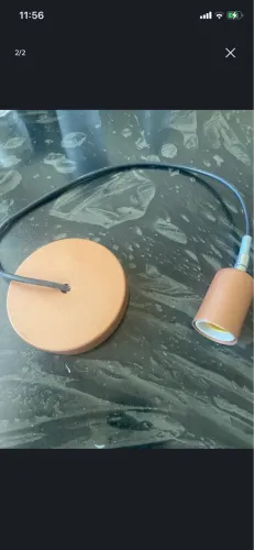 Luminária pendente pequena