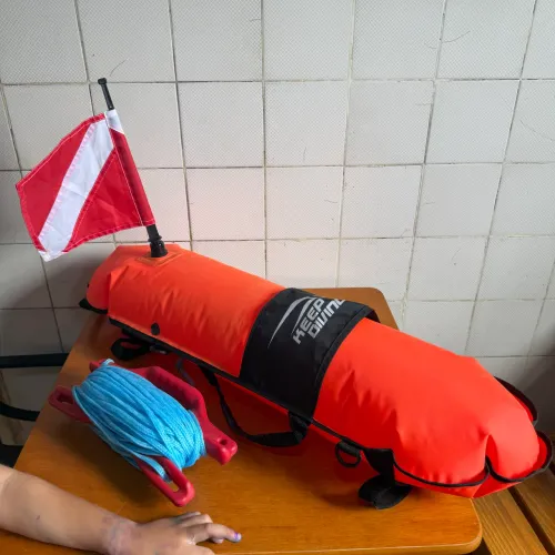 Boia Torpedo Inflável PescaSub Pesca Sub