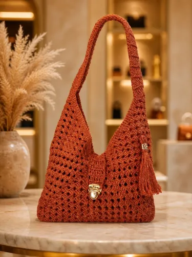 Bolsa linda em crochê ?