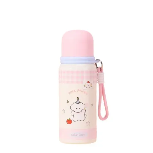 Garrafa Térmica Infantil Pink Puppy 600ml