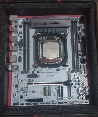 Kit Xeon X99 Placa mãe JGINYUE GAMING D4 ARGB