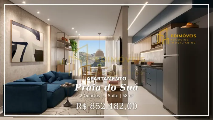 Linda Vista: Apartamento de 2 Quartos no Coração da Praia do Suá