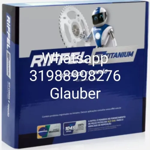 Kit relação transmissão CG Titan Fan 125 150 160