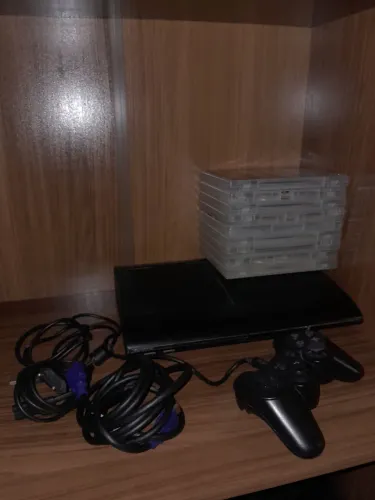 ps3 completo 9 jogos 1 manete troco em motorizada