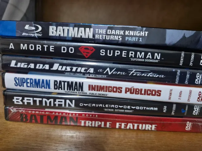 Coleção DVDs Herois DC
