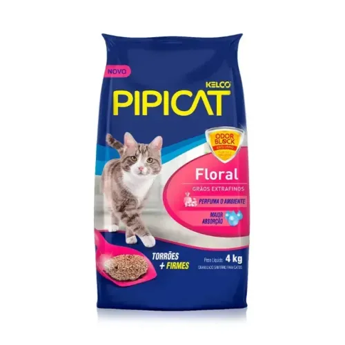 Areia Higiênica Pipicat Floral