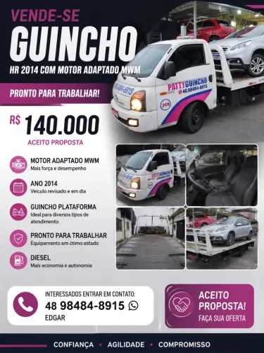 Vendo guincho semi novo