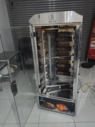 Forno 120kg giratório multifuncional
