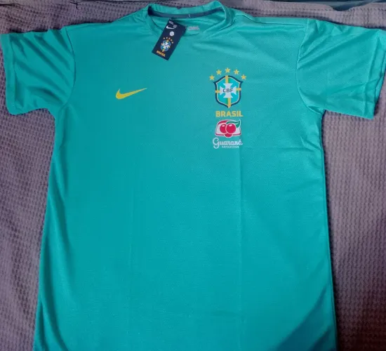 Camisa do Brasil - Azul Piscina
