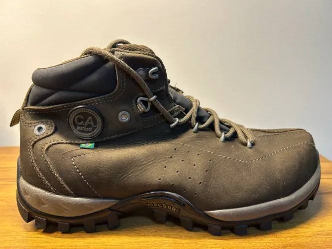 Bota Macboot Couro Nobuck c/ C.A. - Seminova Tam 41