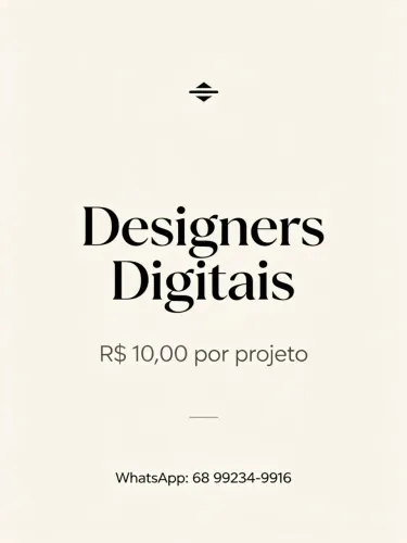 Designers por apenas R$10,00