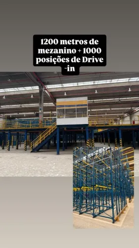 Mezanino e Posições de drive In