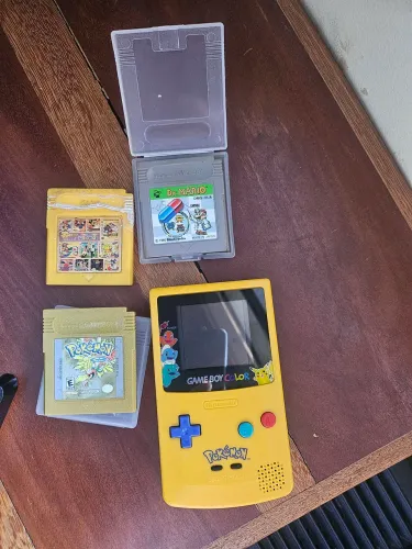 Videogame gameboy color somente o console esse valor, cartuchos a parte