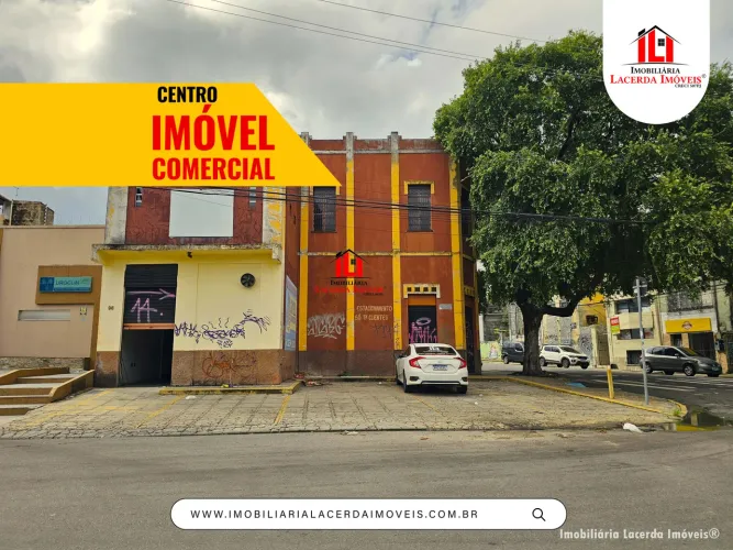 Prédio Comercial de Esquina Com Térreo + Pavimento 394m² na Av. Joaquim Nabuco - Centro