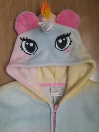 2 Pijamas-macacão unicórnio e stitch - 2 peças