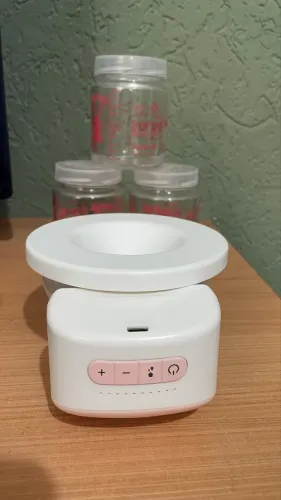 Bomba de leite materno + 3 Potes de vidro de 200 ml