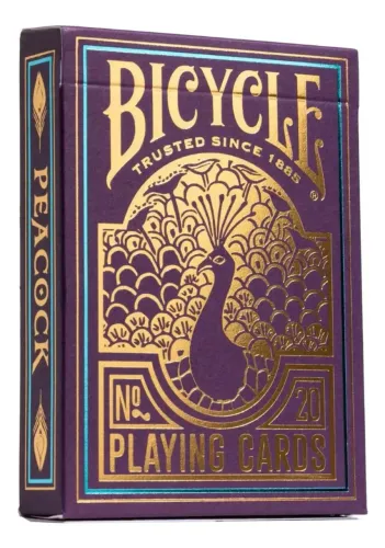 Baralho Bicycle Peacock Premium FOIL