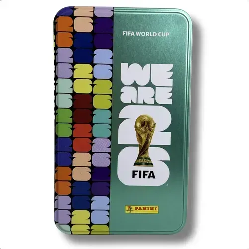 Copa Do Mundo 2026 - Lata Vazia Para Colecionar Cards PaniniLata Classic Copa Do Mundo