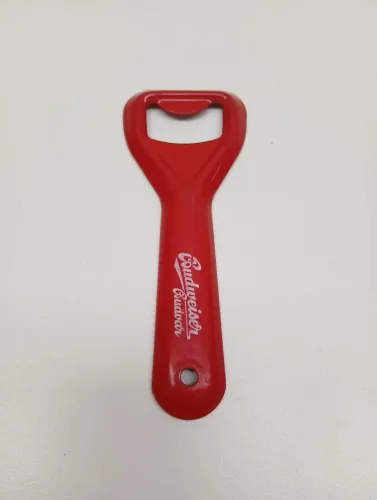 Abridor garrafa metal Cerveja Budweiser Budvar (no Brasil Czechvar) oficial Republi Tcheca