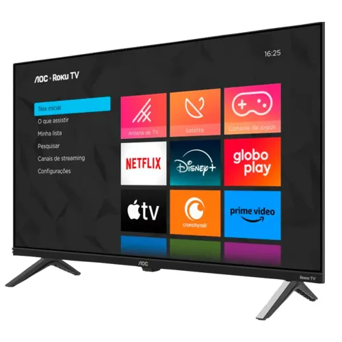 Tv 32 AOC smart na caixa