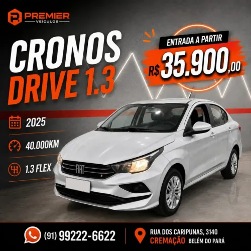 Fiat Cronos Drive 1.3 8V Flex 2025