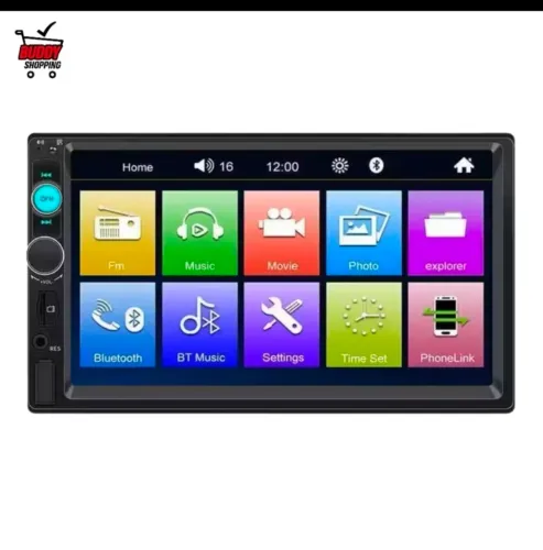 MULTIMÍDIA TOUCH SCREEN 7" | Central Automotiva Bluetooth Espelhamento Android