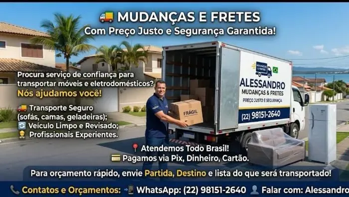Fretes Municipais e intermunicipais