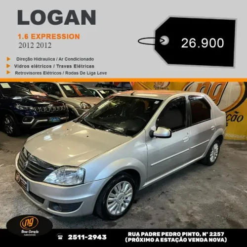 Renault Logan Expression Hi-flex 1.6 8V 4P 2012