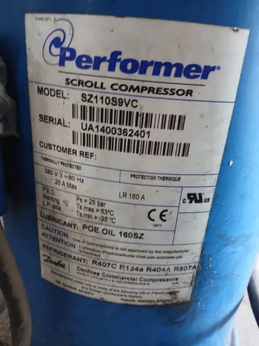 Compressor scroll industrial usado