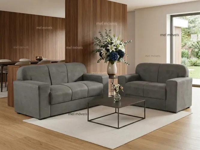 ? 410,00 PROMOÇÃO- sofá conjunto xaropinho - 3 e 2 lugares - direto de fábrica / barato ?