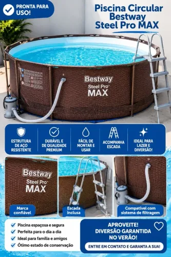 PISCINA BESTWAY SEMINOVA 10 MIL LITROS