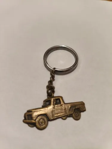 Chaveiro raro da Jeep Pickup em metal 