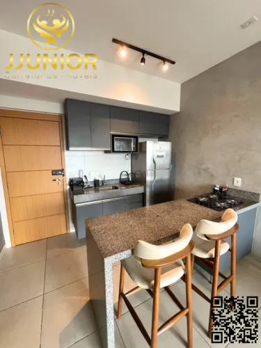 Unique Studio Loft Mobiliado 39 m² Varanda Integrada Sunrise View.