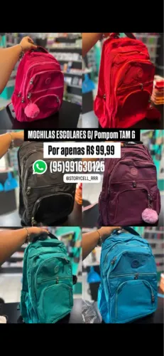 Mochilas escolares de todos os tamanhos apartir de 39,99 do infantil ao adulto 